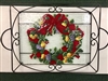 Williamsburg Wreath Large Tray (with Metal Holder)