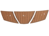 Faux Teak-3 Pc. Non-Skid Pads for Super Air Nautique 230 Small Platform