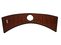 NON-SKID FAUX TEAK 230 TRANSOM W/ROUND 110076