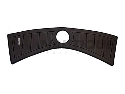 NON-SKID TITANIUM 230 TRANSOM W/ROUND