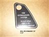 DECAL FIRE EXTINGUISHER 2.15" X 2.57"