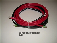 AMP POWER CABLE SET 168 RED 300 BLACK 120023
