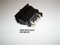 ROCKER SWITCH BALLAST WHITE INDICATOR