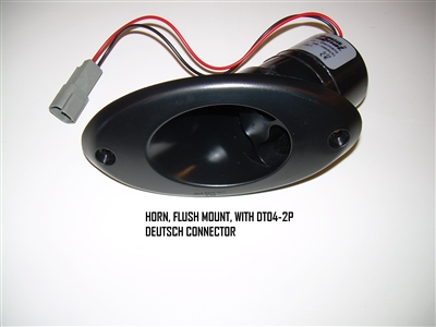 HORN FLUSH MOUNT WITH DT04-2P DEUTSCH CONNECTOR