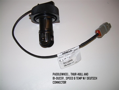 PADDLEWHEEL THRU-HULL AND BI-DUCER SPEED & TEMP W/ DEUTSCH CONNECTOR - 120152