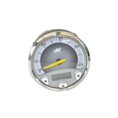 Faria Speedometer Gauge with Silver Bezel for Nautiques (5"-dia.)