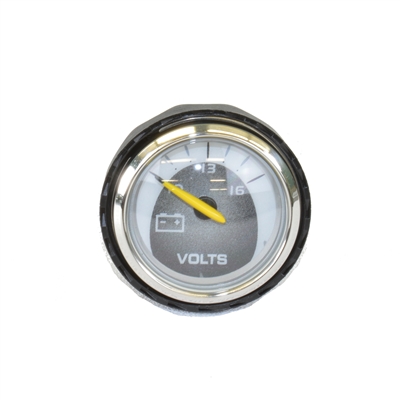Faria 2" Voltmeter Gauge with Silver Bezel for 2003-2006 Nautiques - 1242