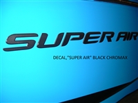 DECAL - SUPER AIR BLACK CHROMAX 140057