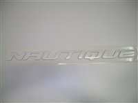 NAUTIQUE TRANSOM CHROMAX DECAL WHITE 1.39 X 18 170277