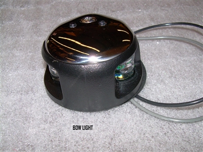 BOW LIGHT LED 2 NM BI-COLOR STS #170531