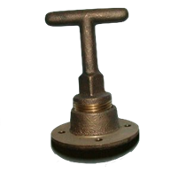 DRAIN PLUG, T-HANDLE W/BASE ORIGINAL NAUTIQUE - 2177