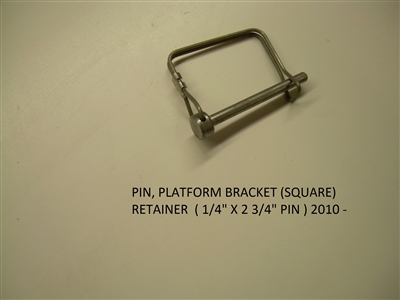 PIN PLATFORM BRACKET (SQUARE) RETAINER  ( 1 1/4" X 2 1/4" ) 2010 -On - 3274