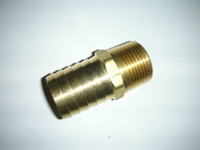 FITTING BRASS - 3/4"MPT X 1" HB - 3338