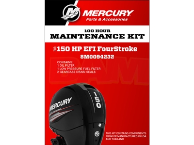 Mercury 8M0094232 150 EFI Service Kit 100 Hour