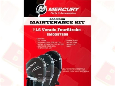 Mercury 8M0097859 Verado L6 Service Kit 300 Hour