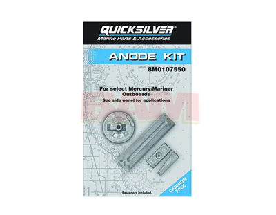 Mercury-Quicksilver 97-8M0107550 Anode Kit Aluminum