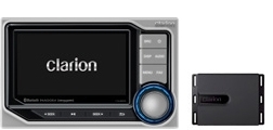 CLARION MARINE "BLACK BOX" DIGITAL MEDIA RECEIVER WITH WATERTIGHT COMMANDER CMS5