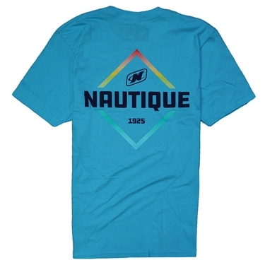 Nautique Gear Diamond Tee - Aqua Blue