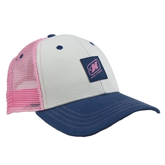 LADIES LIFE CAP - WHITE / PINK / SLATE