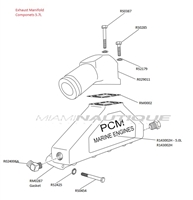 DECAL, PCM EXHAUST MANIFOLD 5.0L R143002E