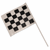 5x7" Checkered Flag - dozen
