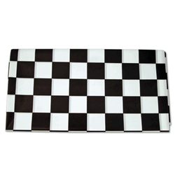 Checkered Table Cover Pinewood Derby Decoration