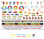 Christian Symbols Sticker