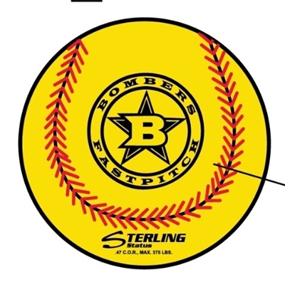 Bomber Logo Softball from Sterling 1/2 dozen