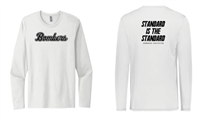 Bombers Fastpitch White LS SCRIPT / SIS