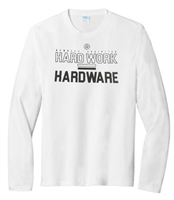 Bombers Fastpitch White LS Hardwork = Hardwear