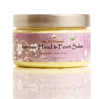 Organic Intense Hand & Foot Salve  (lavender ~ tea tree)