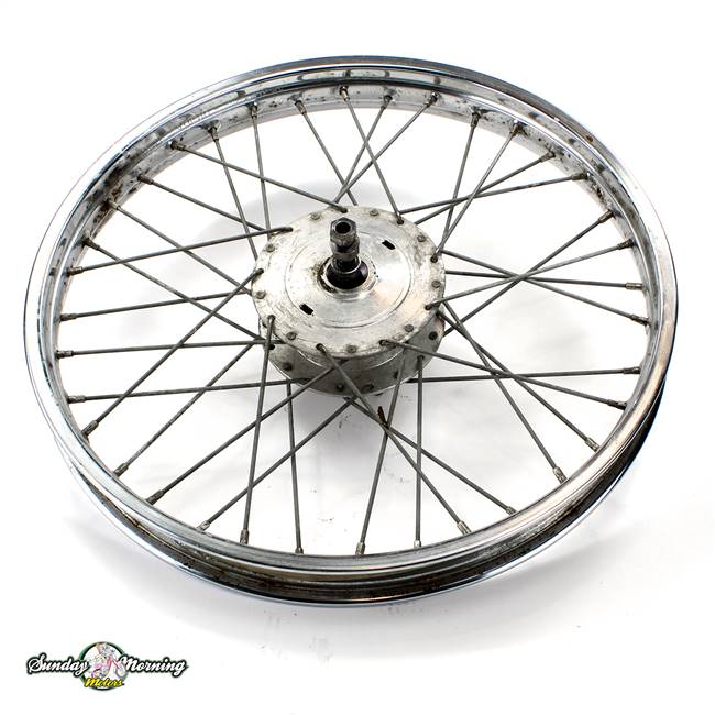 Motobecane 50V Moped Front Spoked Wheel