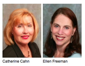 Real estate agents Catherine Kahn and Ellen Freeman