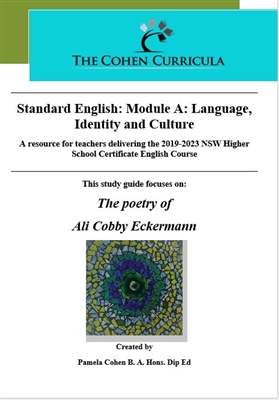 The Cohen Curricula HSC  Teacher Resource: Module A: Language, Identity and Culture: The Poetry of Ali Cobby Eckermann