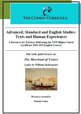 The Cohen Curricula: Texts and Human Experiences: The Merchant of Venice