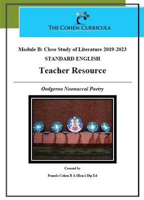 The Cohen Curricula HSC Teacher Resource: Module B: The Poetry of Oodgeroo Noonuccal