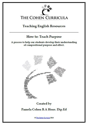 THE COHEN CURRICULA TEACHING RESOURCE:HOW TO TEACH PURPOSE