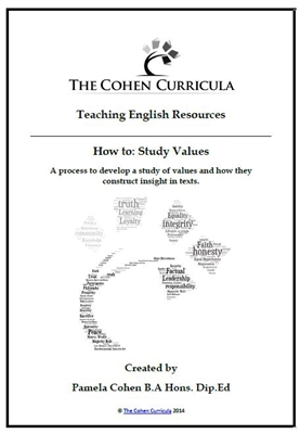 The Cohen Curricula English Resource: How to Study Values for the NSW Higher School Certificate English Courses