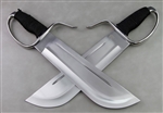 Wing Chun Butterfly Swords - Premium Line Training - Chopper 12" Blade - D2 - BLUNT