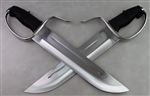 Wing Chun Butterfly Swords - Premium Line Training - Stabber 12" Blade - D2 - BLUNT