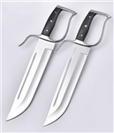 Wing Chun Butterfly Swords - Tomb Warrior Line v4 Lightweight- Stabber 11.5 inch D2 - Hollow Grind - Sharp