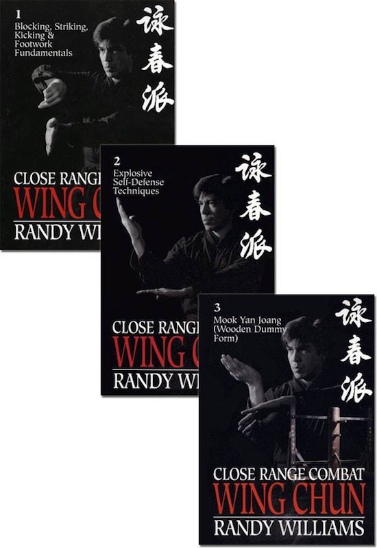 Bundle - Randy Williams - Close Range Combat Wing Chun Book Set - 2015 Edition