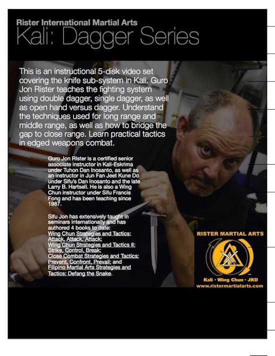 Jon Rister - Dagger Set (5 DVDs)