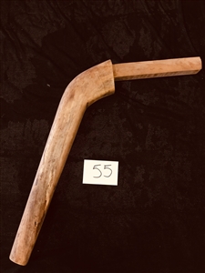 WOODEN DUMMY LEG: MasterPath - Solid TEAK Leg 55