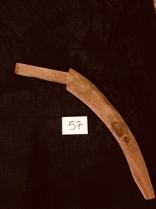 WOODEN DUMMY LEG: MasterPath - Solid TEAK Leg 57