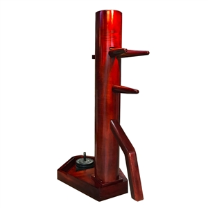 Wooden Dummy - Free-Standing Modern Corner Stand