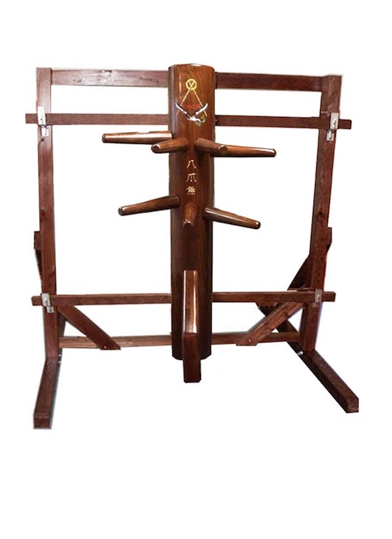 Wooden Dummy - The OCTOPUS (with Frame Stand) - Designed by Sifu Randy Williams