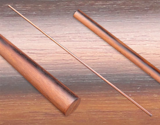 Ultimate Single "Qwan Din" (Quan Dim)  Wood Long Pole