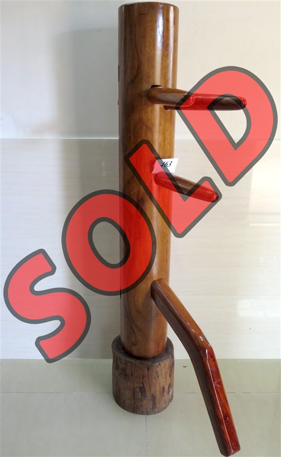 Buick Yip - Temple Pillar Wood Wing Chun Wooden Dummy -  Mook Yan Jong 463