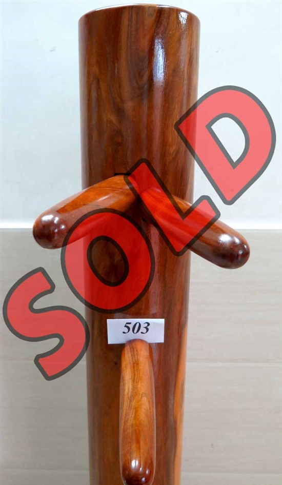 Buick Yip - Tiger Marble Wood Wing Chun Dummy - Mook Yan Jong 503